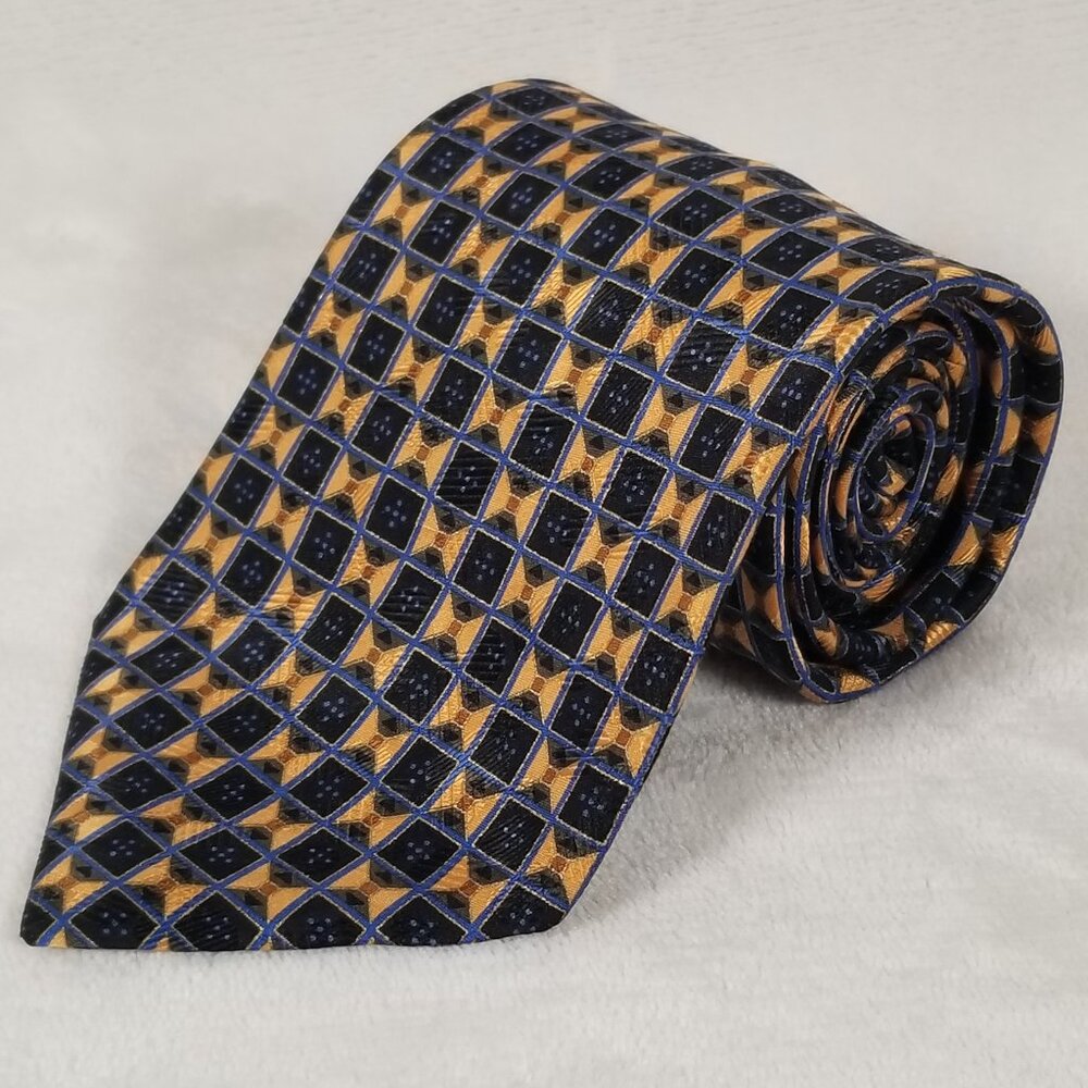 Stefano Ricci for Luigi Basile Tie 100% Pure Silk Made in Italy W 3 7/8 L 59 3/4